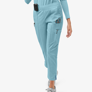 Pantalones de Enfermería Personalizados con Diseño de Múltiples Bolsillos, Cintura Elástica con Cordón, Talla Grande, Transpirables, Cómodos, de Tela Oxford, Color Personalizado - Product Image 2