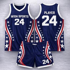 Uniforme de Baloncesto Juvenil Personalizado, Nuevo Modelo 2026, Jersey Corto de Alta Calidad, Venta Caliente, Técnicas de Impresión por Sublimación - Product Image 1