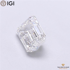 เพชรคุณภาพสูงทรงเอเมอรัลด์ ผลิตด้วยวิธี CVD พร้อมใบรับรอง IGI น้ำหนัก 1.00 กะรัต สี E ความสะอาดระดับ VVS1 เหมาะสำหรับแหวนแต่งงาน - Product Image 5