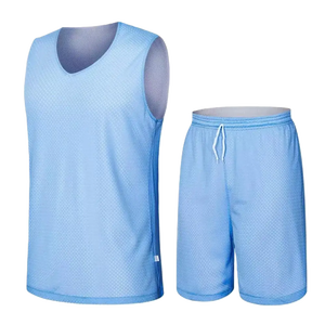 Conjunto de Uniforme de Baloncesto Sublimado Personalizado para Hombres y Jóvenes, Camisetas y Pantalones Cortos de Entrenamiento de Equipo de Tela de Malla Transpirable, Alta Calidad - Product Image 1