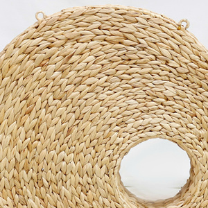 Handwoven Boho <b>Wall</b> Decor Factory Direct Handmade Seagrass Water Hyacinth Home Decoration Vietnam - Product Image 6