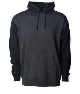 Sweat à capuche unisexe personnalisé coupe classique avec broderie de lettres et logo frontal, en mélange coton-polyester tricoté, en stock - Product Image 6