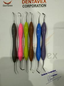 Kit de Instrumentos Dentales de Silicona para Rellenos de Composite con Soporte para Casete, 5 Piezas, Herramientas de Restauración de Composite de Dentavex - Product Image 2