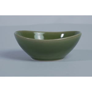 Plat à sauce soja personnalisé fait main en grès, finition brillante à glaçure réactive, style Japandi, Agung Keramik, compatible lave-vaisselle - Product Image 3