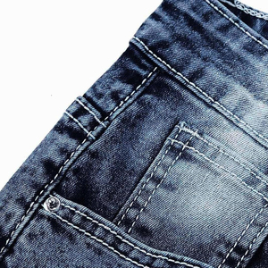 Jeans de Mezclilla para Hombre, Corte Recto, Lavado a la Piedra, Algodón de Peso Medio, Corte Casual, para Otoño - Product Image 6