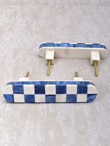 Poignées de porte amovibles en os vert coloré, design côtier, pour meubles, intérieur, cuisine, commode, décoration Diwali - Product Image 5