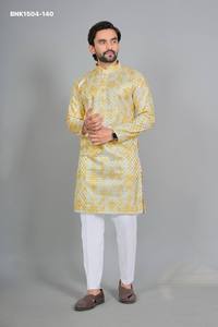 Colección de Kurta-Payjama de Rayón de Primera Calidad con Cuello Bordado y Manga Larga, Exportador Indio, Suministro al por Mayor - Product Image 4