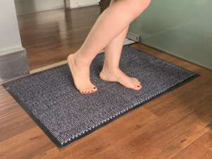 Paillasson en jute naturel de haute qualité, fait main, respectueux de l'environnement, avec option antidérapante - Product Image 3