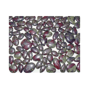 AAA + cabujón de jaspe de sangre de dragón Natural de alta calidad, piedra preciosa de cuarzo suelta de tamaño de forma mixta para la fabricación de joyas - Product Image 1