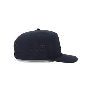 Factory OEM Breathable Waterproof Rope Golf Hats 5 Panel Snapback Custom Logo <b>Flat</b> Brim Laser Cut Holes <b>Cap</b> Injae Vina Vietnam - Product Image 3