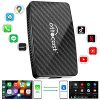 Ottocast Yeni AI Box CarPlay Modülü Android 12 16GB Akıllı Taşınabilir Araç Adaptörü Çift Bantlı Wi-Fi Kablosuz Bluetooth 4.2 Netflix