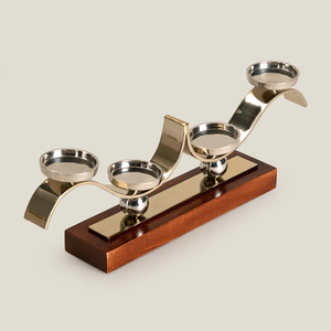 Elegante Portavelas Decorativo Americano de Hierro, Bharat Brass Copper Industries, para Navidad, Pascua, Bodas, Uso Duradero, Hecho a Mano - Product Image 5