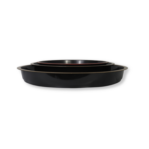 ถาดพลาสติกสีดำขอบแดงสำหรับใช้ในครัวเรือน - Product Image 6