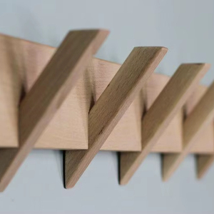 Modern Wooden Coat Hanger <b>Rail</b> - Product Image 1