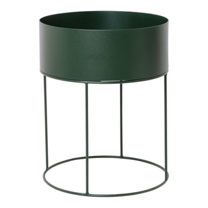 Juego de Macetas de Alambre Verde Oscuro, Recubiertas con Polvo, Duraderas, Multiusos, para Interiores y Exteriores, con Drenaje - Product Image 1