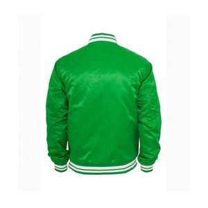 Veste de sport verte pour homme, couleur unie, col rabattu, coupe classique, fermeture à boutons, vêtement d'automne - Product Image 2