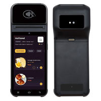 Imprimante de reçus et d'étiquettes Android portable de 5,5 pouces, terminal de point de vente mobile Android 4G, système de point de vente tout-en-un avec lecteur de codes-barres Z92