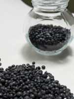 Masterbatch noir PE résistant aux UV pour film soufflé, haute teneur en carbone, noir uniforme intense, pour tuyaux, feuilles, moulage par injection, fibres