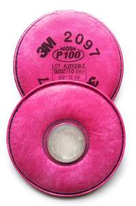 Filtro de Partículas 2097 Aprobado por NIOSH, Hecho en EE. UU., para Entornos con Partículas a Base de Aceite y No a Base de Aceite - Product Image 4