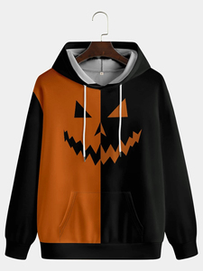 เสื้อฮู้ดเด็กพิมพ์ลายธีมพ่อมดสีน้ำเงิน ผ้าฝ้ายฟลีซ เสื้อกันหนาวเด็ก ขายส่ง - Product Image 6