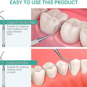 Scalers dentaires de qualité supérieure pour le nettoyage des dents, meilleur prix, instruments de scalage dentaire à usage manuel - Product Image 2