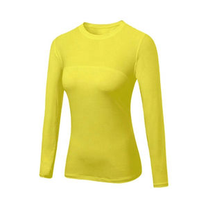 T-shirt de compression élastique à manches longues pour femme, couche de base, séchage rapide, pour l'exercice, le fitness, le yoga, le cross-training et la course à pied - Product Image 1