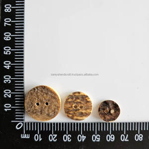 Saniya Handicraft's Antique 6-Horn Animal Style Buttons 23-30mm Polished <b>Natural</b> <b>Crafts</b> - Product Image 3