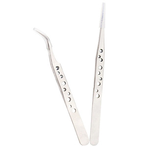 Pinzas de Titanio de Alta Calidad para Pestañas, Pinzas de Extensión de Pestañas de Estilo Elegante, Pinzas Profesionales para Volumen de Pestañas - Product Image 1