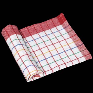 100% Toalla de cocina tejida de algodón Diseño a cuadros Suave de secado rápido al mejor precio en India - Product Image 4