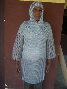 Armadura Medieval de Metal, Malla de Acero, Diseño Hecho a Mano, Anillos de Acero Suave con Eslabones - Product Image 3