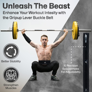 Cowhide Non-Slip Breathable Weightlifting Belt Lever Buckle Gym Lower <b>Back</b> <b>Support</b> Professional Protection <b>Back</b> <b>Support</b> Gym Belt - Product Image 3