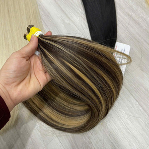 Extensiones de Cabello Humano Liso y Ondulado en Colores Vibrantes Tipo Piano, Precio al por Mayor para Proveedores de Cabello Natural - Product Image 6