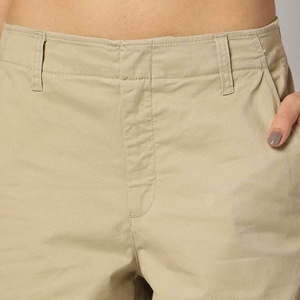Shorts de Satén Vintage para Mujer 2026, Transpirables, Cintura Media, Lavado Claro, Primavera, Tela de Poliéster y Algodón, Diseño Simple, Cierres de Cremallera - Product Image 5