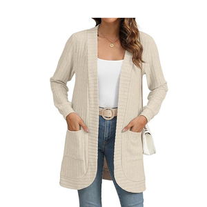 Women’s Classic Button-Up Knit <b>Cardigan</b> <b>Sweater</b> - Product Image 4