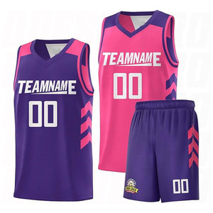 ชุดบาสเก็ตบอลแบบกำหนดเองขายส่งสำหรับทุกเพศ ระบายอากาศได้ดี แห้งเร็ว ชุดฝึกซ้อมผ้าตาข่าย ชุดกีฬา ชุดทีม ซับลิเมชั่น - Product Image 1