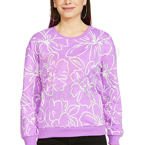 Sweat-shirt imprimé pour femme, coupe décontractée, vêtements décontractés pour un style streetwear moderne et une mode lifestyle, manches longues, style printemps - Product Image 1