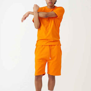 Service OEM : Ensemble short en polaire respirant pour homme avec poches, personnalisable OEM/ODM, tenue décontractée de sport en coton/polyester pour l'été - Product Image 5