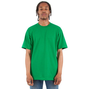 T-shirts en coton vierges de qualité supérieure pour hommes, 7,5 oz, coupe ample, respirants, sérigraphiés, col rond, vente en gros | - Product Image 6
