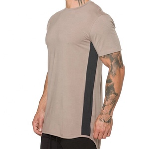 Camiseta de alta calidad para hombre, nueva moda, dobladillo curvado, camisetas lisas suaves, venta al por mayor - Product Image 1