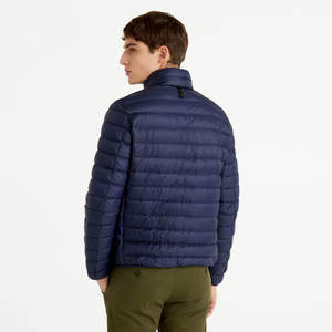 Veste matelassée légère pour homme avec logo personnalisé OEM, col montant, résistante à l'eau, chaude, coupe ajustée, pliable, pour l'hiver - Product Image 4