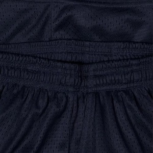 <b>Men</b> Solid Color Polyester Mesh Shorts Regular Fit Breathable Swim <b>Trunk</b> Navy Blue - Product Image 6