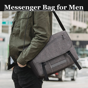 กระเป๋าถือสะพายข้างคุณภาพสูงแบบกันน้ำ  ผ้าแคนวาส  สำหรับผู้ชายและผู้หญิง  พร้อมโลโก้สั่งทำได้ - Product Image 3