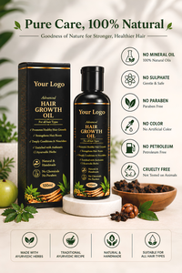 Aceite Avanzado para el Crecimiento del Cabello 100ml, Aceite Natural a Base de Hierbas Contra la Caída del Cabello, Tratamiento para el Recrecimiento del Cabello y Cuidado del Cuero Cabelludo, Fabricación OEM de Marca Privada - Product Image 4
