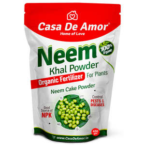 Casa De Amor Neem Cake Powder, Fertilizante Orgánico y Repelente de Plagas para Plantas (También Conocido como Neem Khal Powder) - Product Image 1