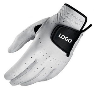 Guante de Golf de Piel de Oveja Blanca Premium, Mano Derecha, Transpirable, Antideslizante, Cierre de Gancho y Bucle, Logotipo Personalizado OEM, Guante Deportivo Unisex - Product Image 3