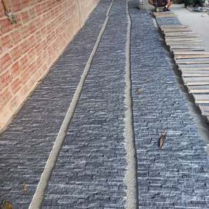 Hot Sale Modern Black Waterproof <b>Geometric</b> Marble Wall Cladding <b>Panels</b> for Hotel & Villa Outdoor Decoration Vietnam - Product Image 4