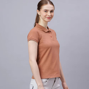 Camisa Polo Texturizada para Mujer, Suave al Tacto, Cuello Casual, Ligera, Cómoda, para la Oficina, Actividades Diarias y el Fin de Semana - Product Image 2
