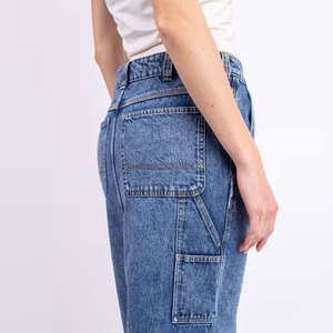 Winter Wear Regular Women Midi Denim Skirts Top Quality Plain Design Women Midi Denim Skirts - Product Image 2