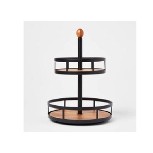 Support de présentation de gâteaux en métal durable pour réceptions de mariage, fêtes d'anniversaire, tables de desserts et utilisation en boulangerie - Product Image 2