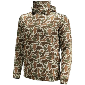 Sudadera con Capucha para Hombre, Fabricada por OEM, con Logotipo Personalizado, 100% Microfelpa, Transpirable, con Bolsillo, para Pesca - Product Image 3